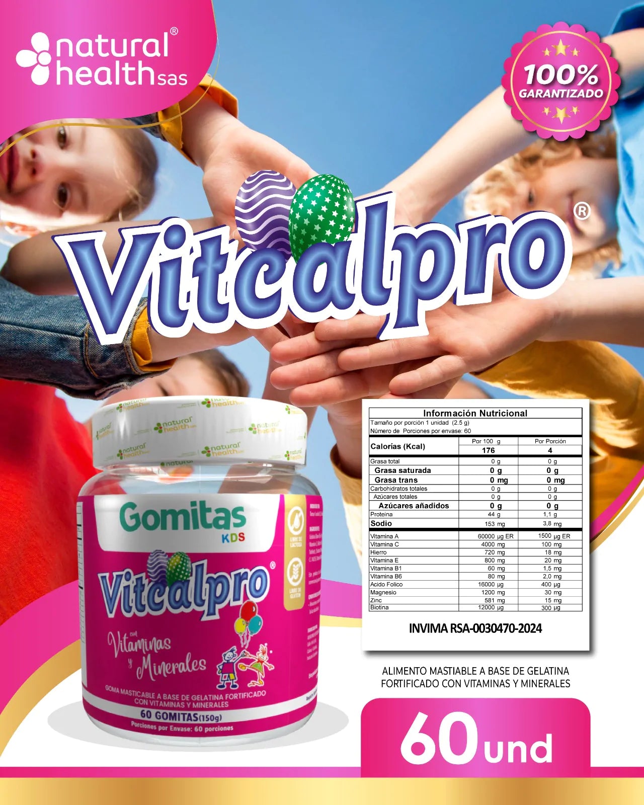GOMITAS VITCALPRO KIDS