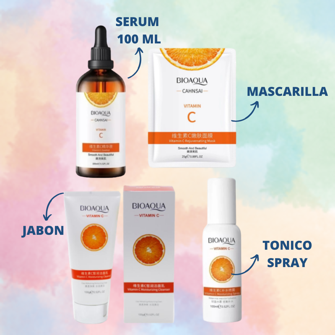 KIT VITAMINA C BIOAQUA X4