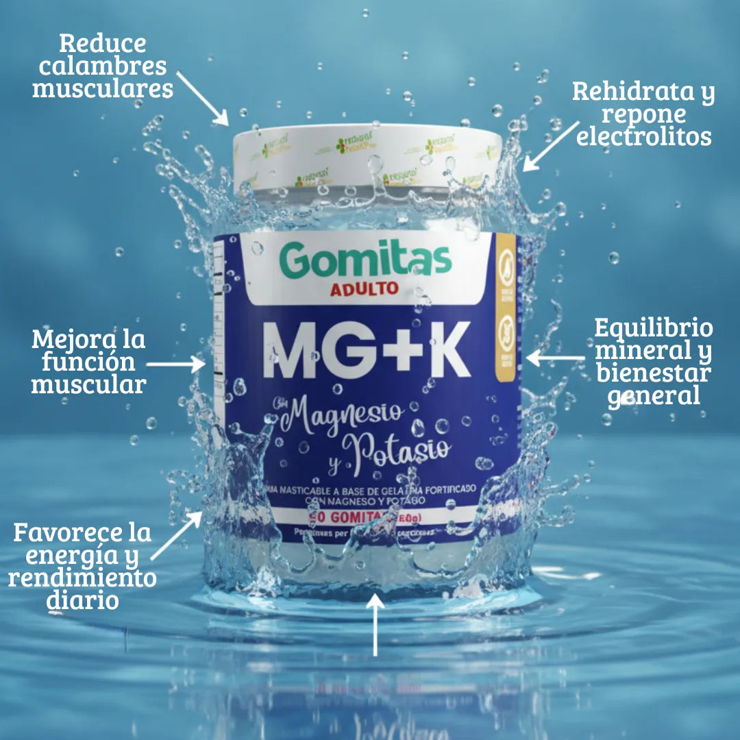 GOMITAS de MAGNESIO Y POTASIO