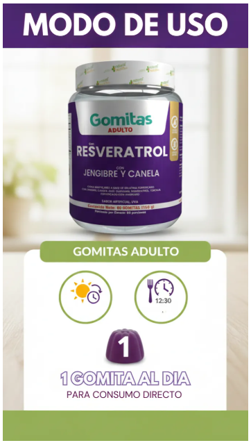 GOMITAS de RESVERATROL