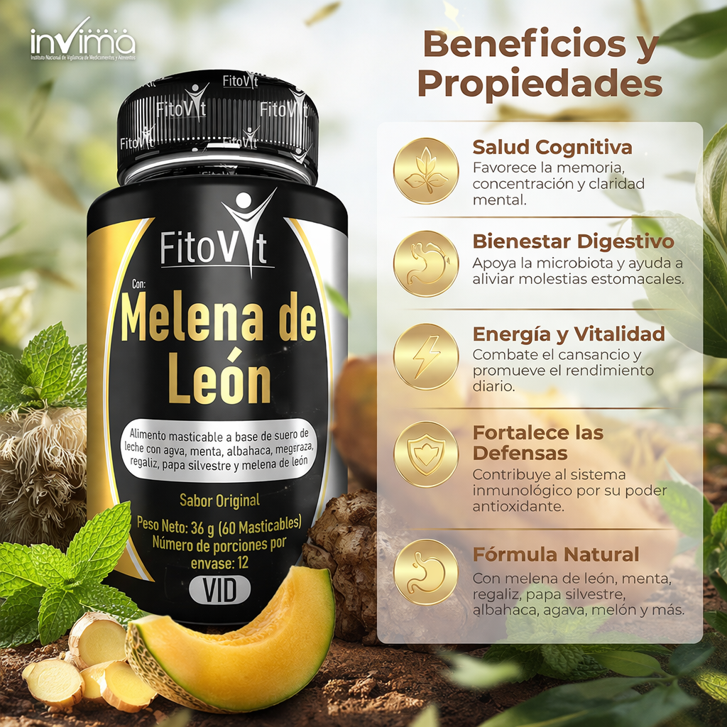 MELENA DE LEON X 60UNID FITOVIT