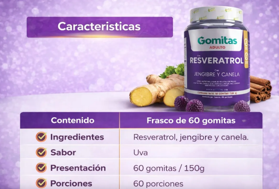 GOMITAS de RESVERATROL