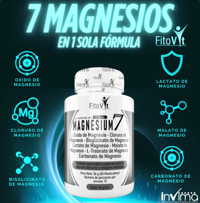 PACK BISGLICINATO + MAGNESIUM 7 + CITRATOS