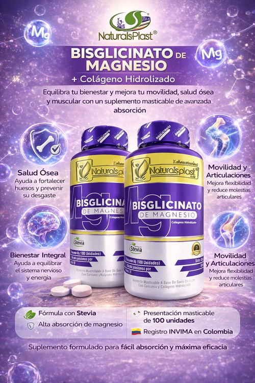 BISGLICINATO DE MAGNESIO 100UND X 2