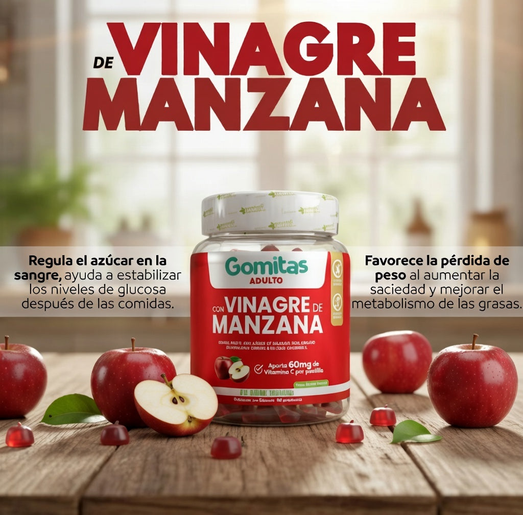 Gomitas Vinagre Manzana + Vitamina C