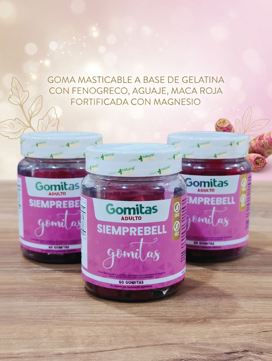 GOMITAS SIEMPREBELL ADULTO X 3 UND