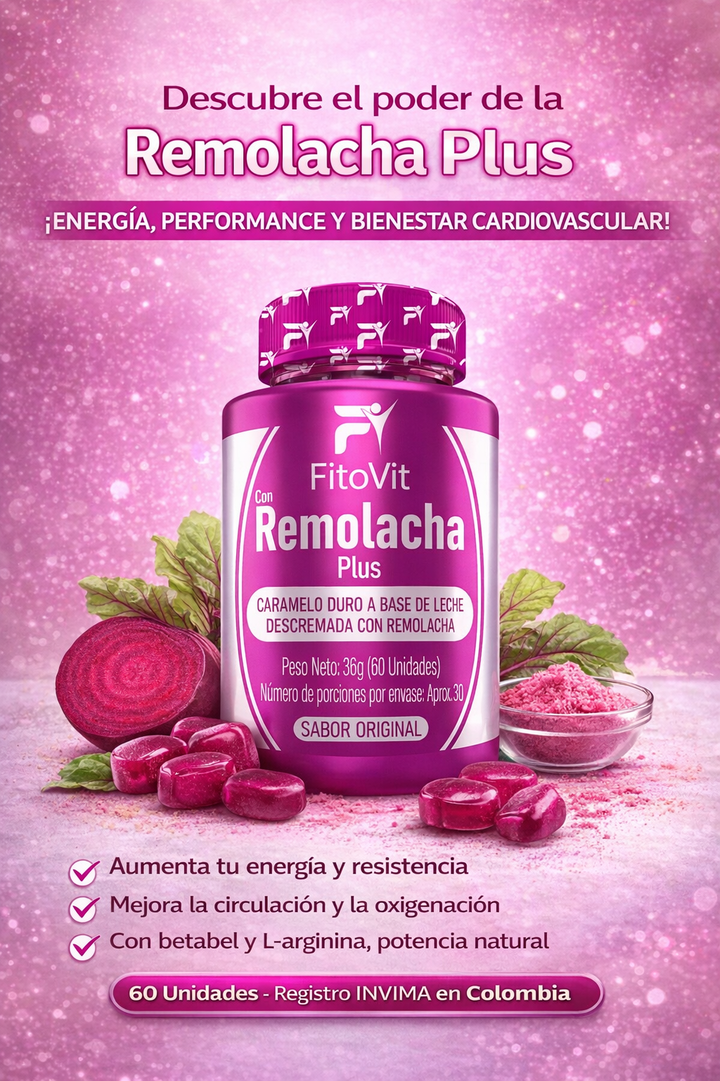 REMOLACHA PLUS X 60UND FITOVIT